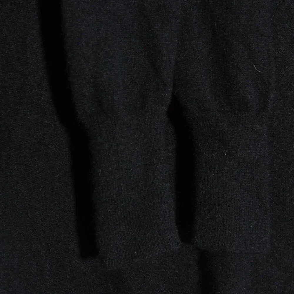 J. Crew 100% Cashmere Slim-Fit Crewneck Sweater Black Size XS